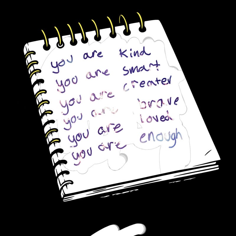 a blank sketch pad