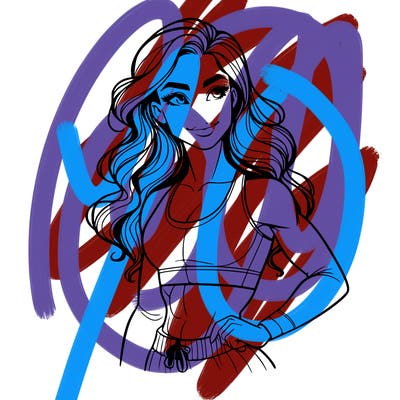 gorgeous girl with good body