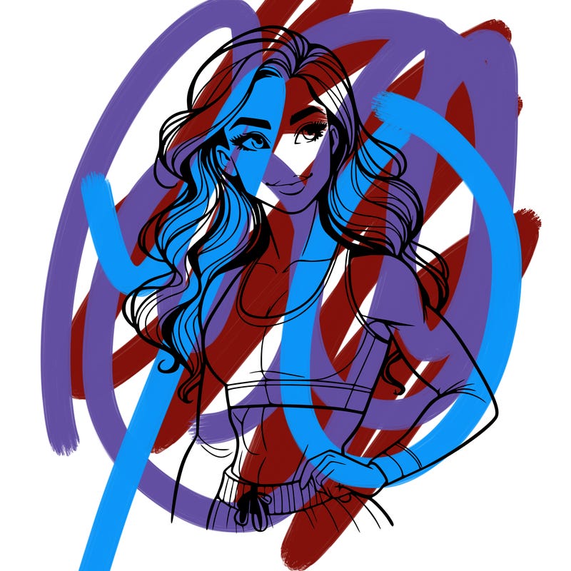 gorgeous girl with good body