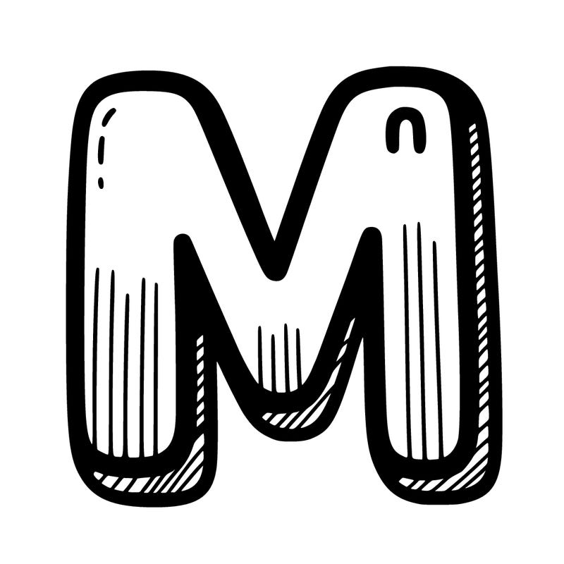 the letter m