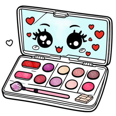 makeup pallet