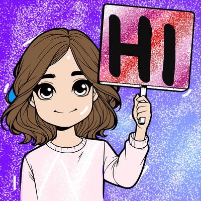 realistic girl holding up a sign