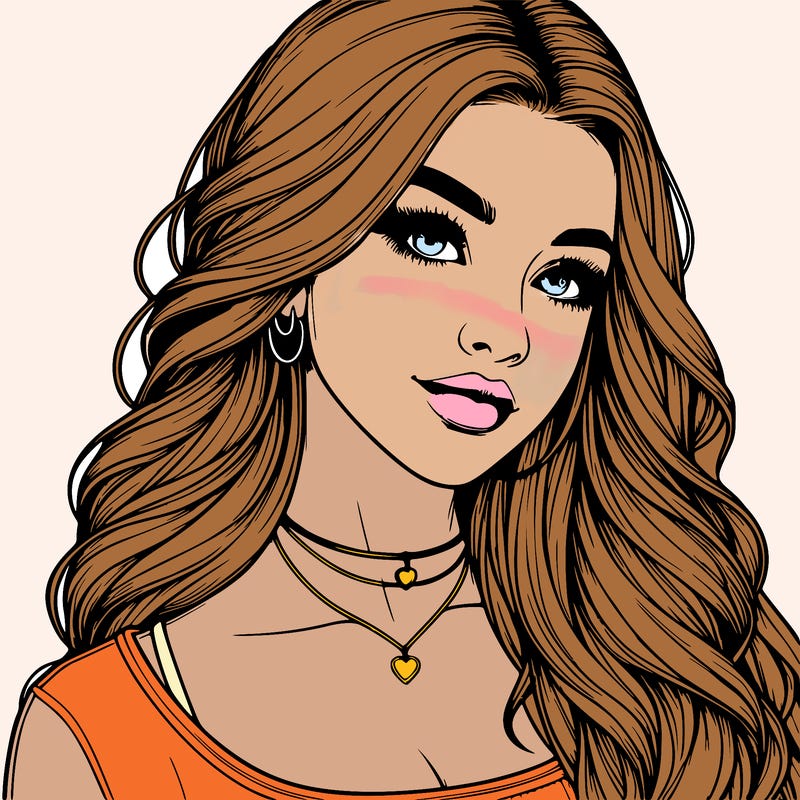 detailed realistic girl