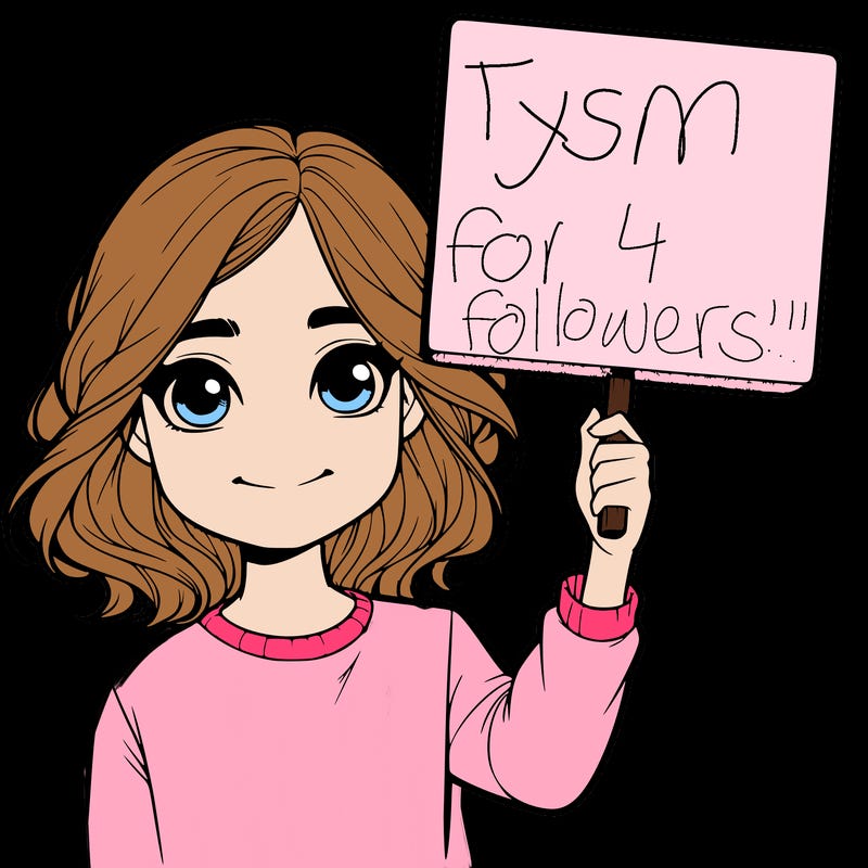 realistic girl holding up a sign