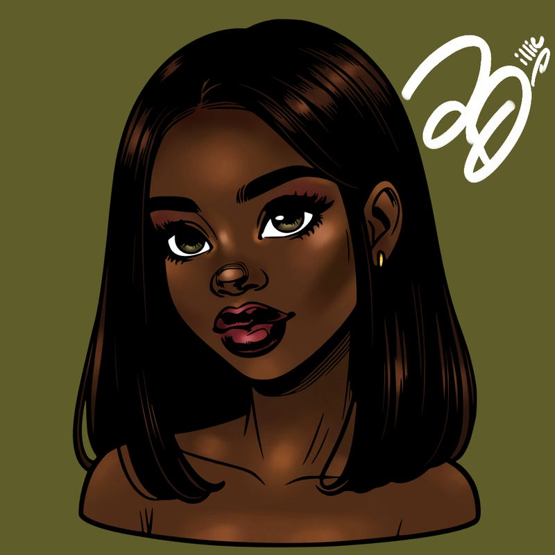 realistic black girl