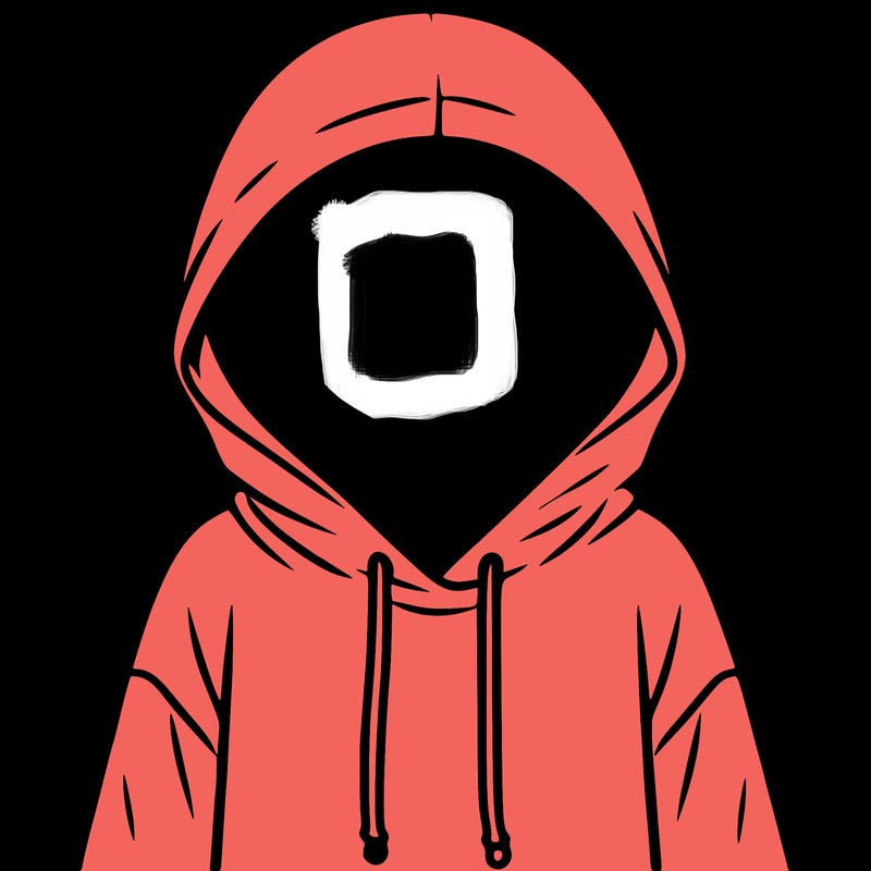 faceless girl in hoodie