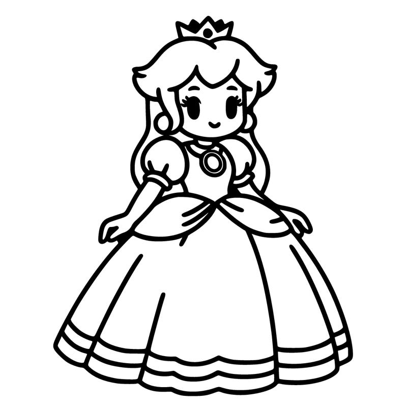 princess peach from mario