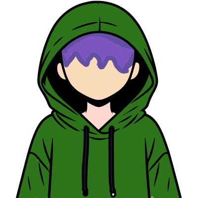 faceless girl in hoodie