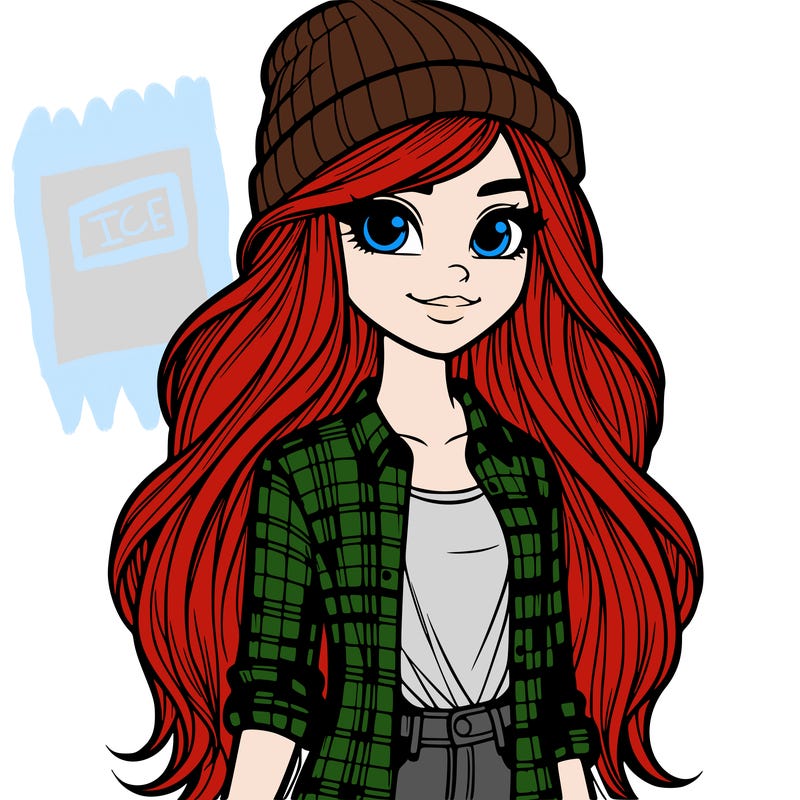 realistic version of wendy from gravity falls (pretty)