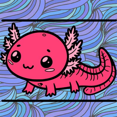 a little axolotl