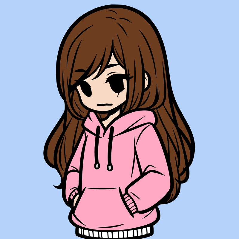 girl wearing hoodie