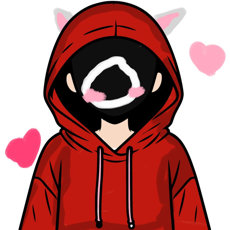 faceless girl in hoodie