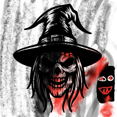 face scary witch