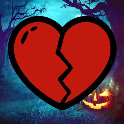 a blank heart