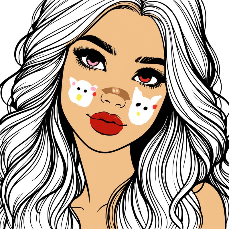 beautiful realistic girl