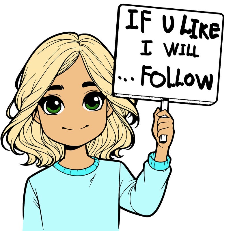 realistic girl holding up a sign