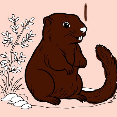 yellow bellied marmot