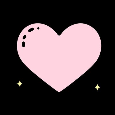 blank  heart