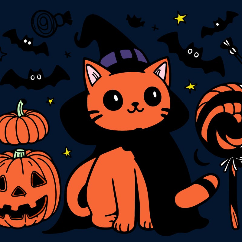 halloween cat
