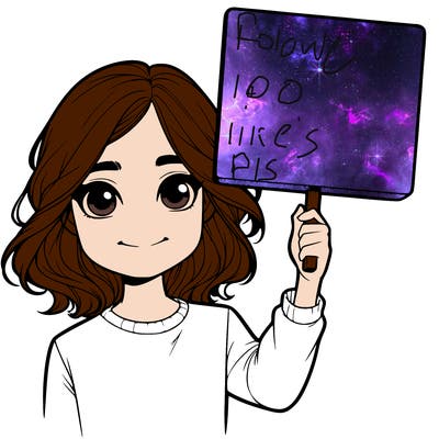 realistic girl holding up a sign