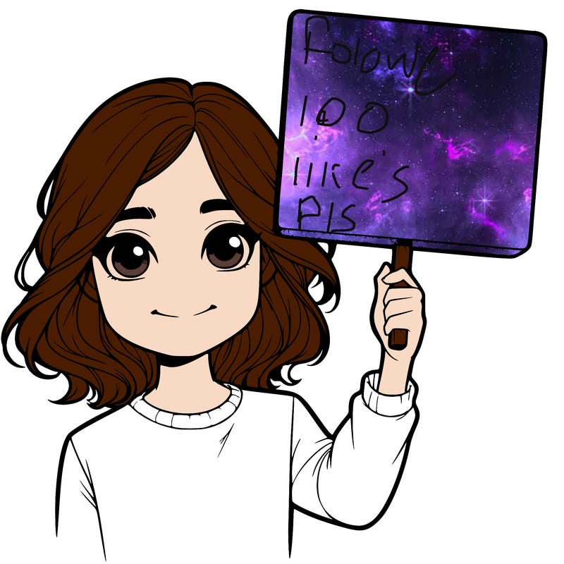 realistic girl holding up a sign