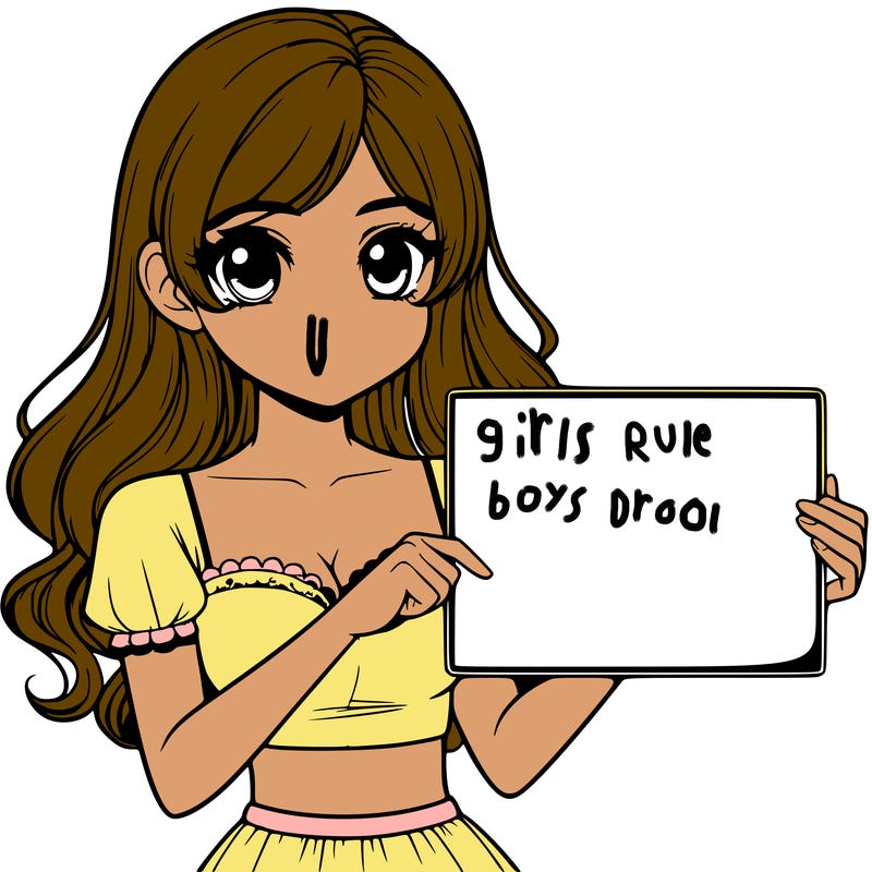 realistic pretty girl holding blank sign