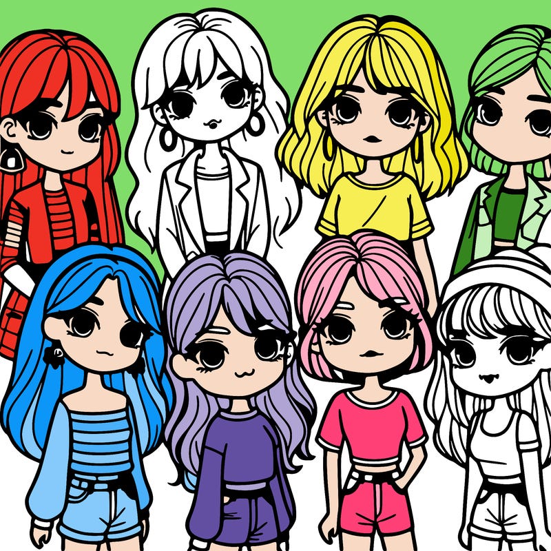 group of girls