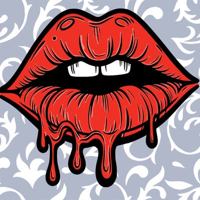 lips that look realistic and drip