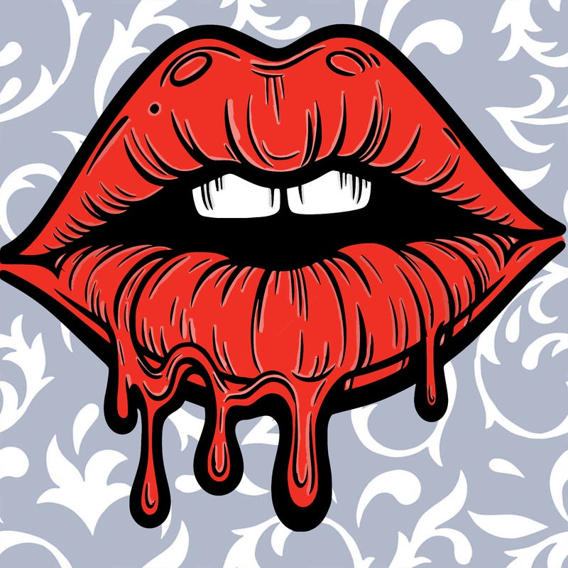lips that look realistic and drip