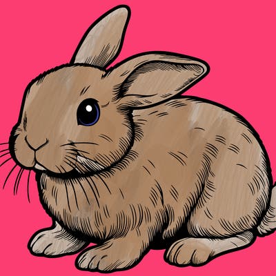 realistic bunny