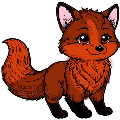 realistic fox