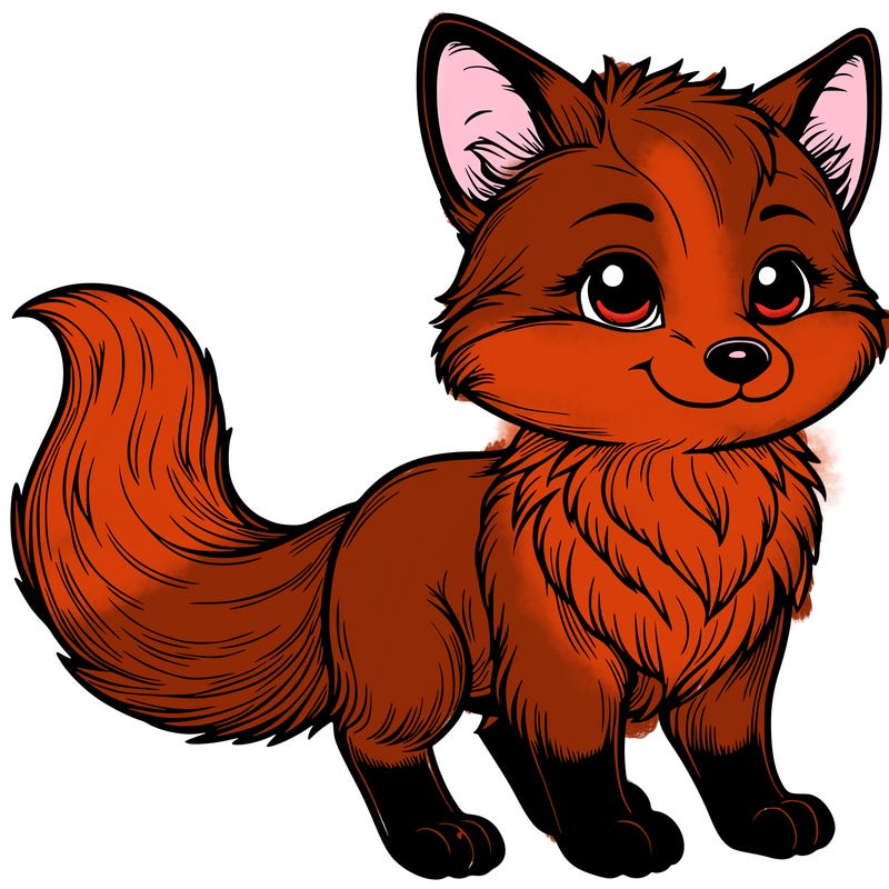 realistic fox