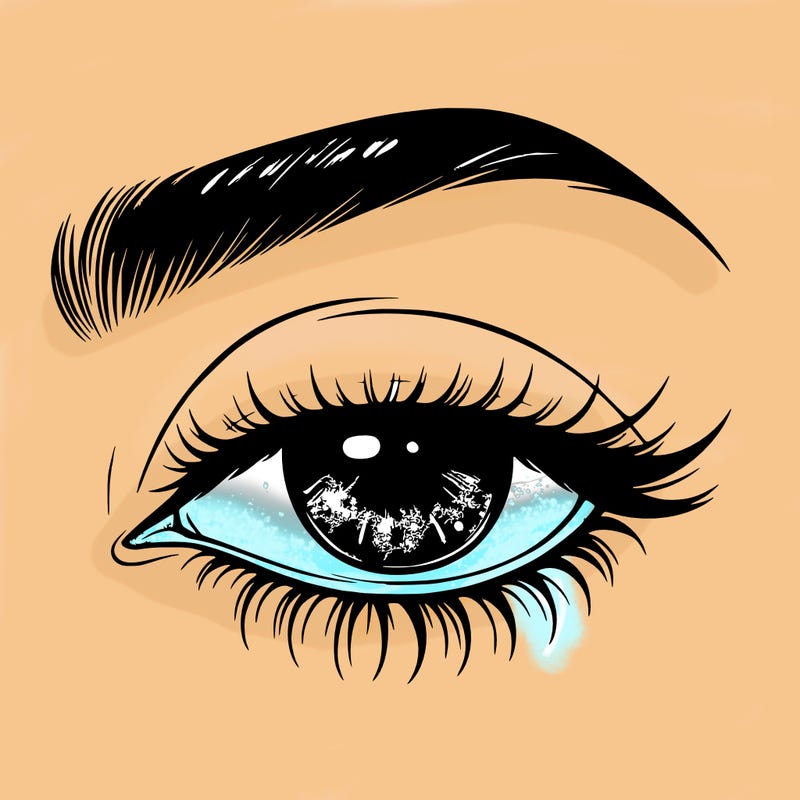 eye closed realistic