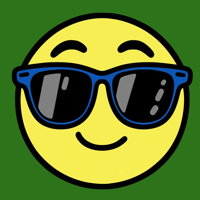emoji with sunglasses