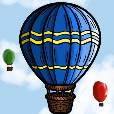 hot air balloon