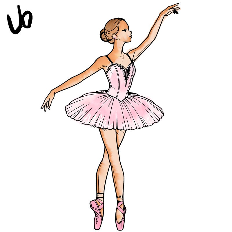 realistic ballerina