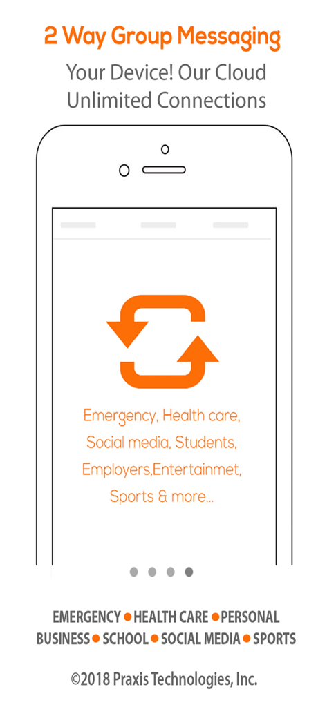Autumn Alert: Personal Safety - Autumn Alert App zeigt eine 2-Wege-Gruppen-Messaging-Funktion für Notfall-, Gesundheits- und persönliche Sicherheit