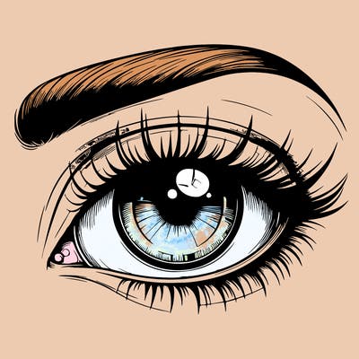 realistic eye