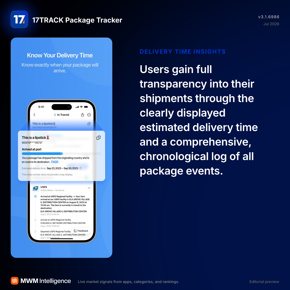 17TRACK Package Tracker - Utilities App | MWM