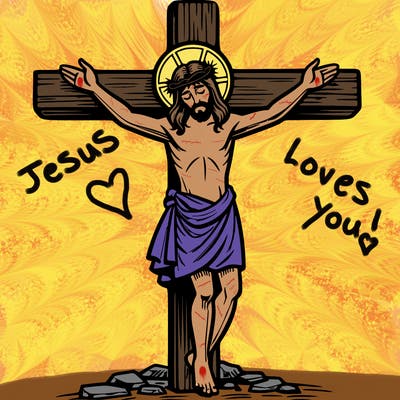jesus on cross