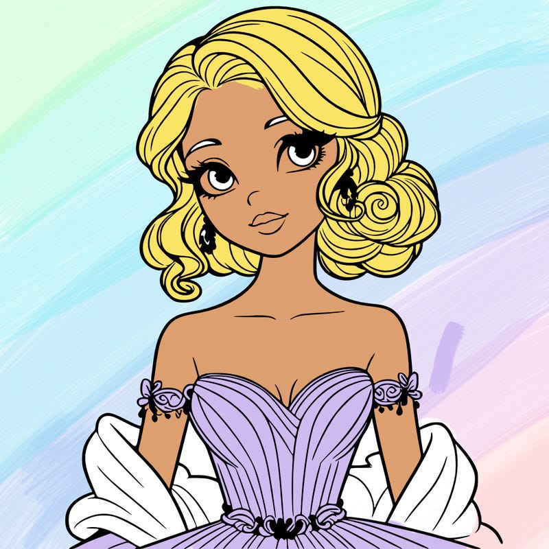 a pretty elegant lady