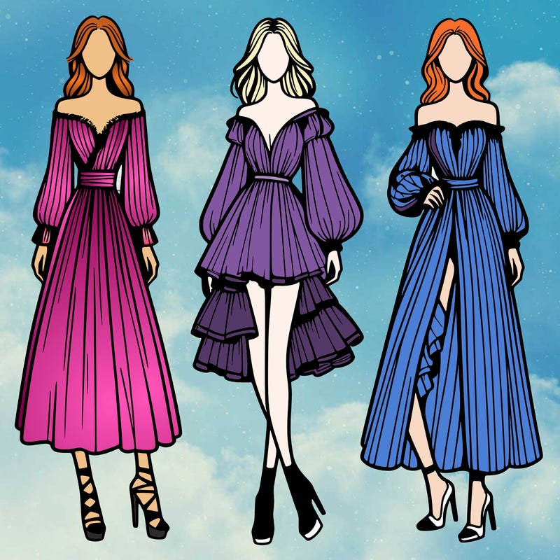 fashion models dresses