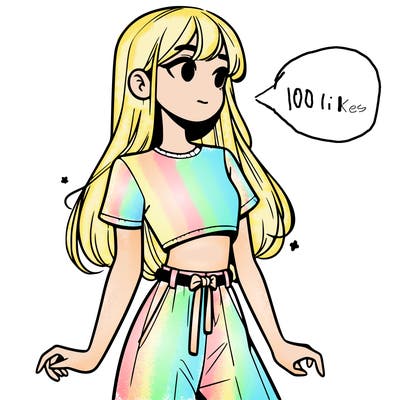 girl in a cute crop top