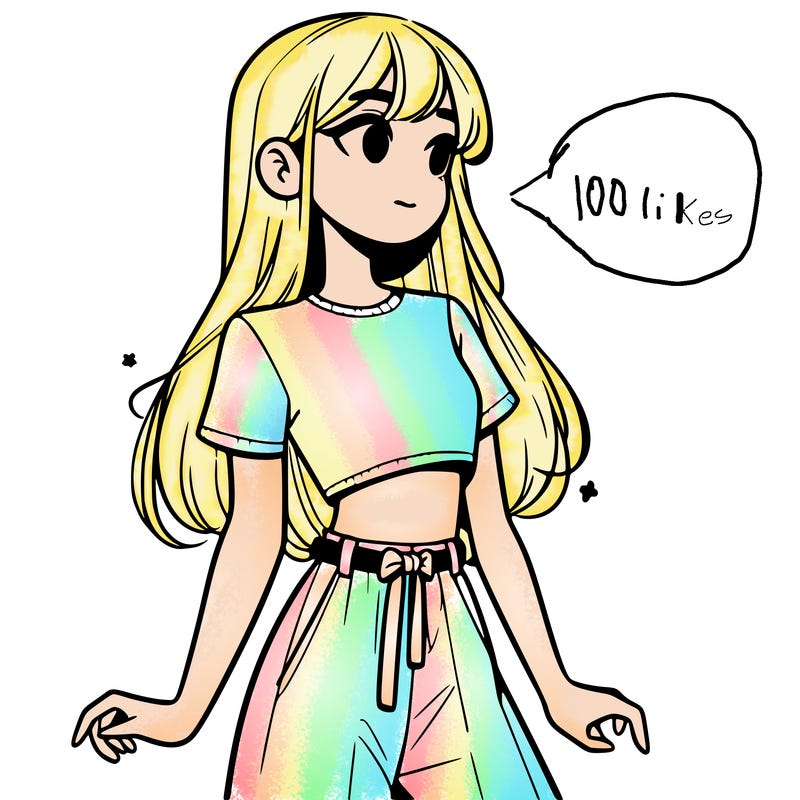 girl in a cute crop top