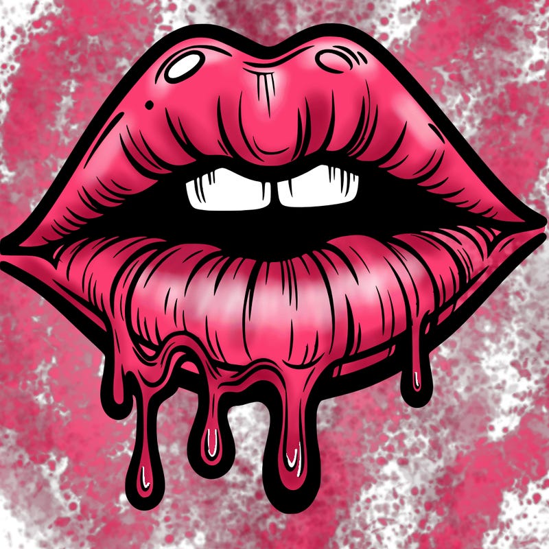 lips that look realistic and drip