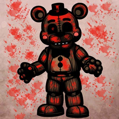 creepy bear animatronic