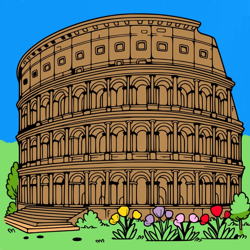 coliseum outline