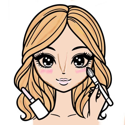 makeup girl