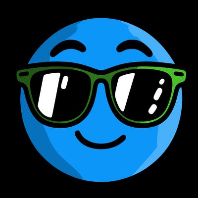 emoji with sunglasses