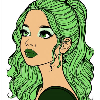 beautiful realistic girl